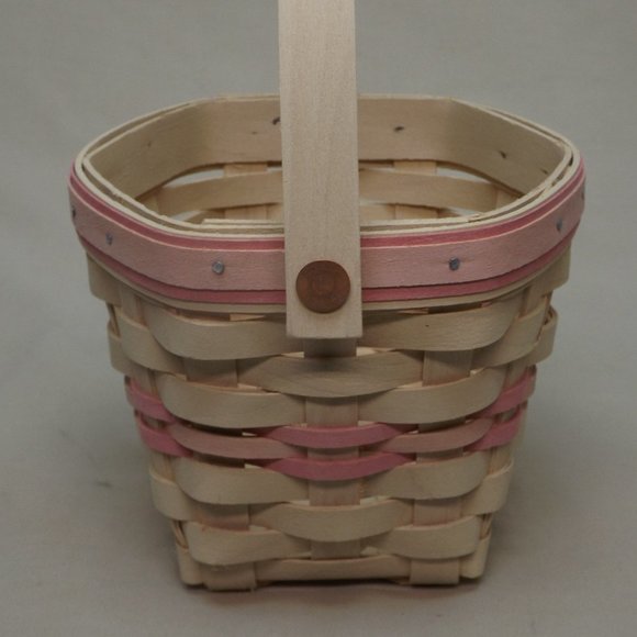 Longaberger 2001 Horizon of Hope /A.C.S. Basket Combo Complete with Lid - Picture 13 of 16